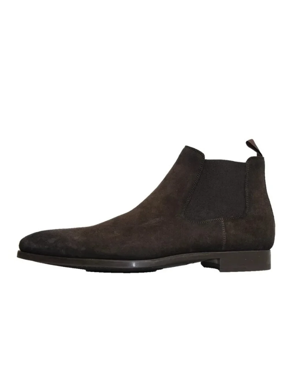 Share New! Magnanni Shaw Chelsea Boots 20109 Brown Chocolate Suede US 11 M DD466